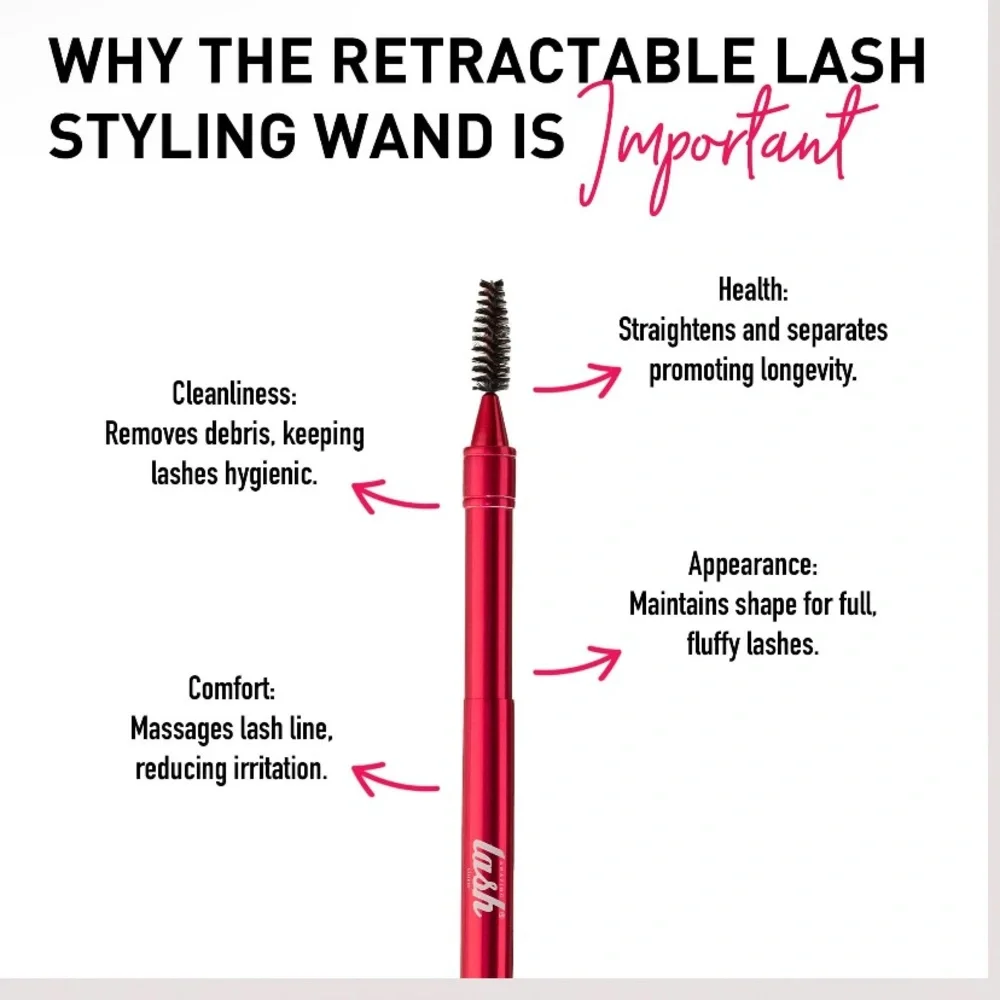 Eye lash amazing studio retractable lash styling wand NIB